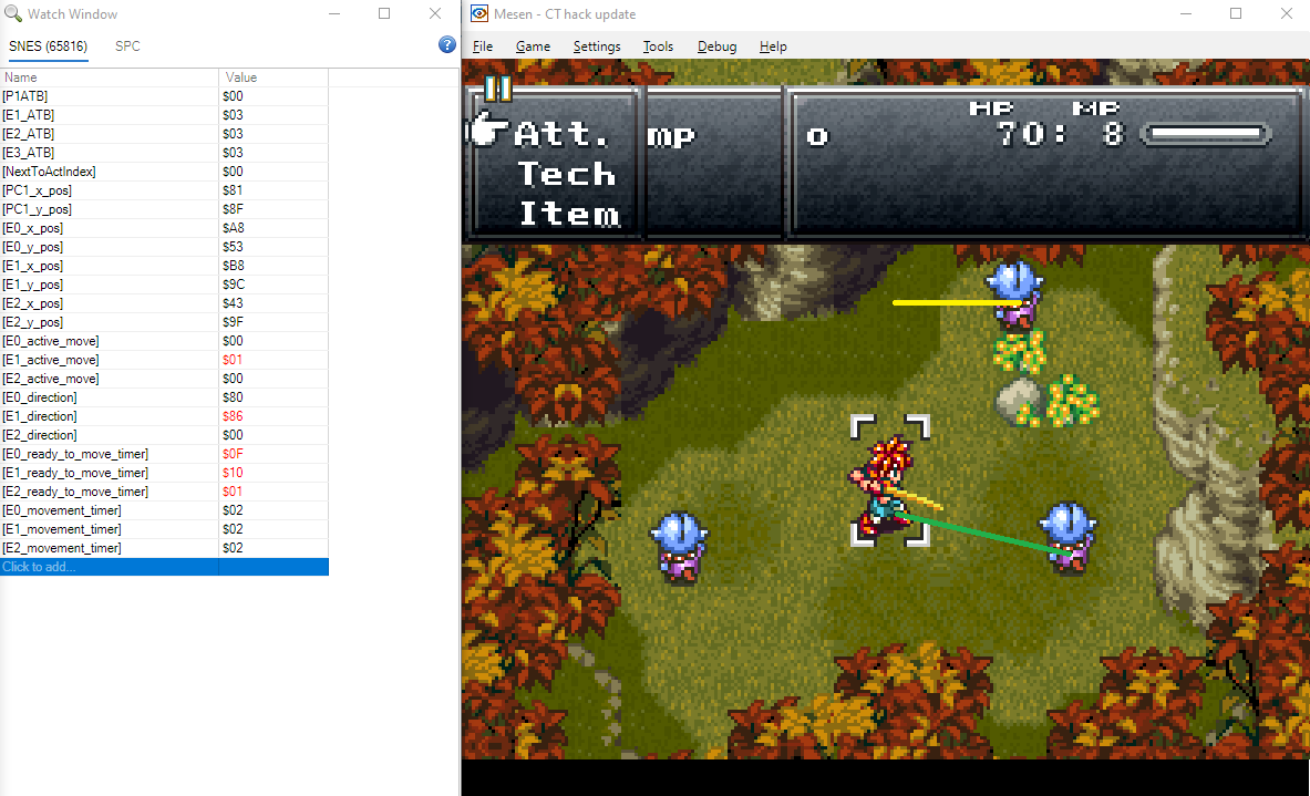 Next enemy direction