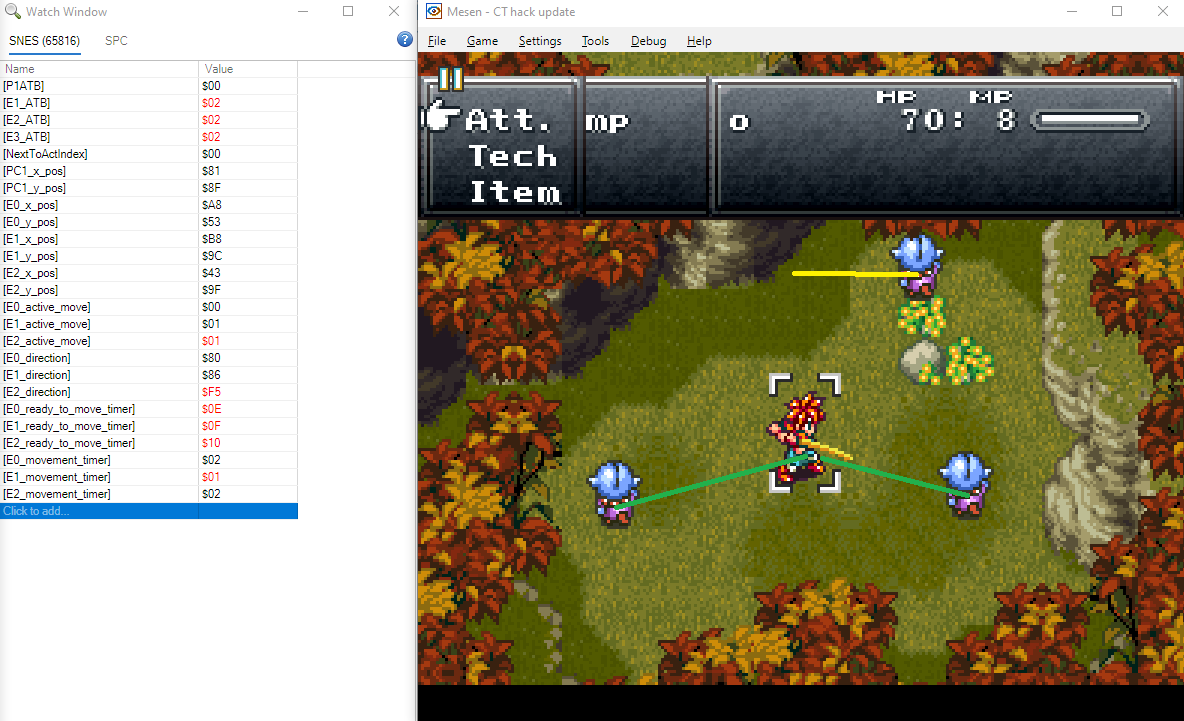 Final enemy direction